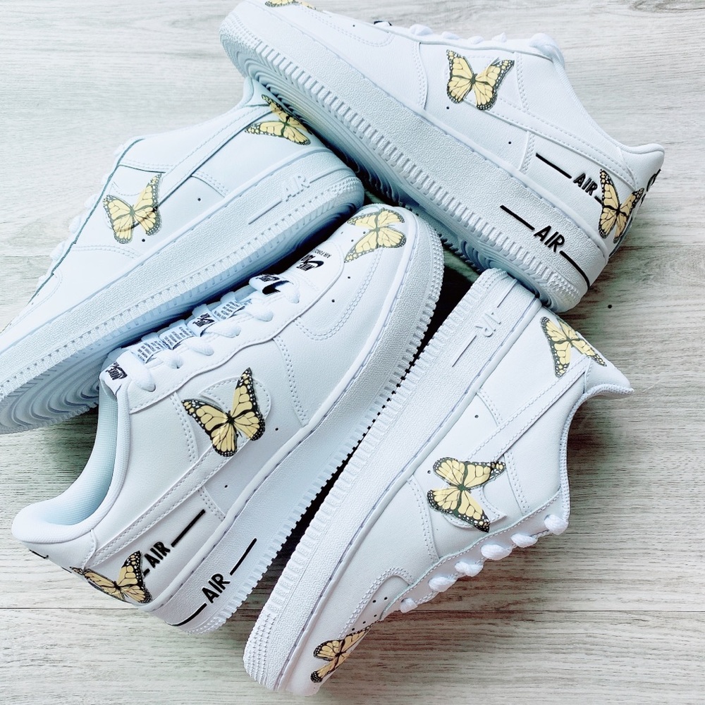 Nike Air Force 1 low custom butterfly ๐ฆ - Picture 3 of 7
